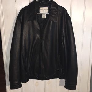 Big Men’s Leather Jacket